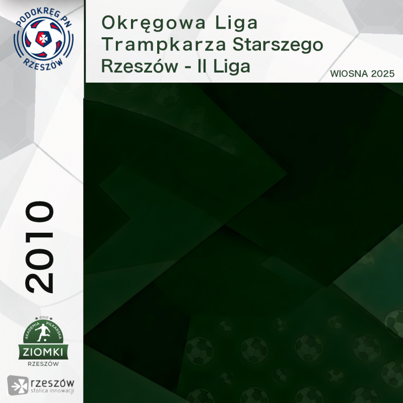 Okręgowa Liga Trampkarza Starszego - Rzeszów II Liga - Wiosna 2025