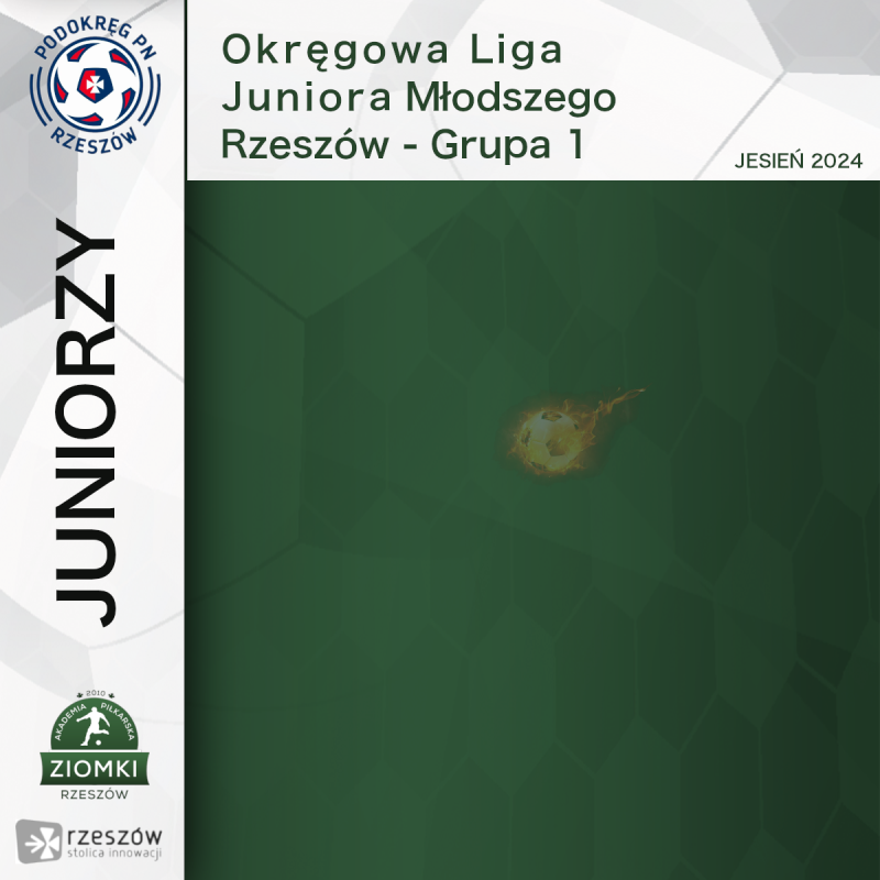 Okręgowa Liga Juniora Młodszego  - Rzeszów Gr 1