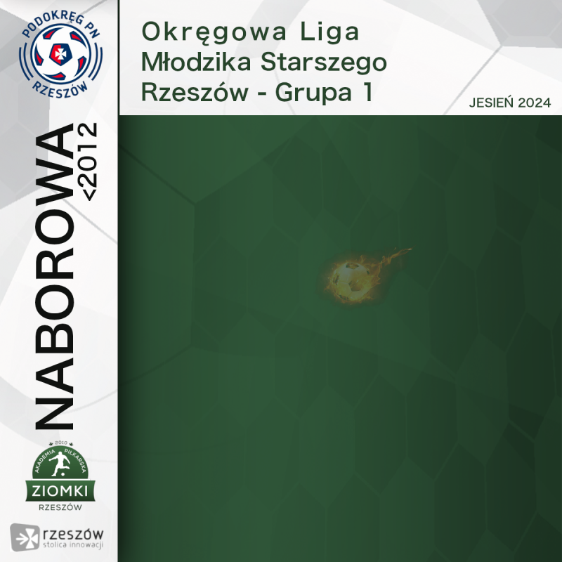 Okręgowa Liga Młodzika Starszego - Rzeszów Gr 1